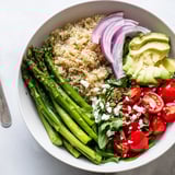 Quinoa und Spargel Bowl